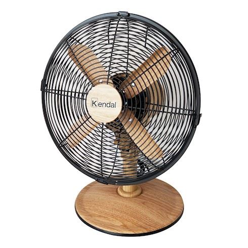 Ventilador Sobremesa 12 Pulgadas KZF-1214DF Madera EXCLUSIVO.